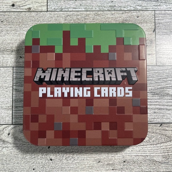 Toys | Minecraft Playing Cards Standard Card Deck In Collector Storage ...